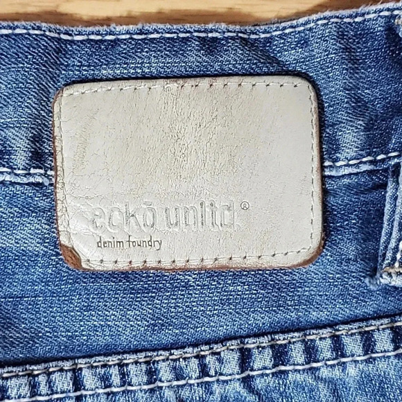 Vintage 90s Ecko Baggy Fit 1972 Jeans Mens Light Wash‎ 40 x 32 Distressed. - Picture 10 of 15